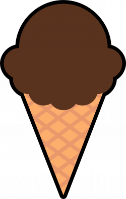 28+ Collection of Chocolate Ice Cream Cone Clipart | High quality ...