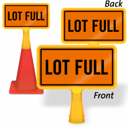 ConeBoss - Parking Signs for Traffic Cones