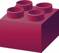 Purple LEGO BRICK vector data for free. | SVG(VECTOR):Public Domain ...