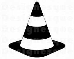Traffic Cone SVG, Road Svg, Traffic Cone Clipart, Traffic Cone Files for  Cricut, Traffic Cone Cut Files For Silhouette, Dxf, Png, Eps Vector