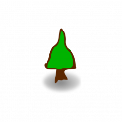 Tree | Free Stock Photo | Illustration of a small cartoon tree | # 15922