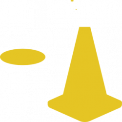 Yellow Traffic Cone Clip Art at Clker.com - vector clip art ...