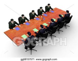 Stock Illustration - Business meeting. Clipart Drawing ...