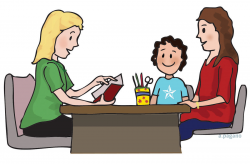 Parent Teacher Conference Clip Art N2 free image