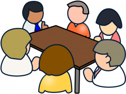 Clipart - Diverse Meeting