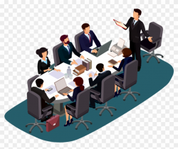 Board-meeting - Business Organizations Clipart, HD Png ...