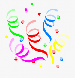 Confetti Explosion Clip Art - Streamers Clipart #112821 ...