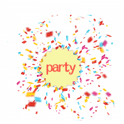 Confetti Party Clip art - Party confetti 800*800 transprent Png Free ...