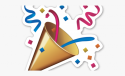 Confetti Clipart Emoji - Emoji Party Popper Gif #2209716 ...
