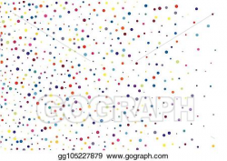 EPS Vector - Background with colorful glitter, confetti ...