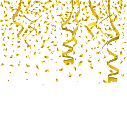 Confetti Interior Design Services Clip art - Gold ribbon 1000*1000 ...