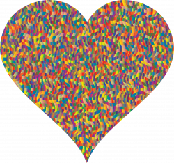 Colorful Confetti Heart 3 Icons PNG - Free PNG and Icons Downloads