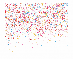 High Resolution Confetti Background, Transparent Png ...