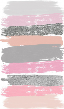 Pink Gray Brush Strokes Clip Art #27 Hand Painted Pink ...