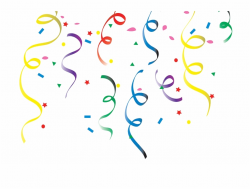 Streamer Png Image Free Download Confetti New Year - Clip ...
