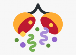 240 × 240 Pixels - Party Confetti Ball Emoji #2266717 - Free ...