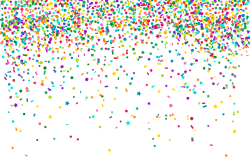 Confetti Paper Clip art - confetti floating free png png ...