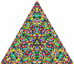 Clipart - Confetti Triangle