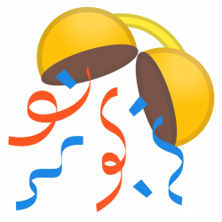 Confetti ball Icon | Noto Emoji Activities Iconset | Google