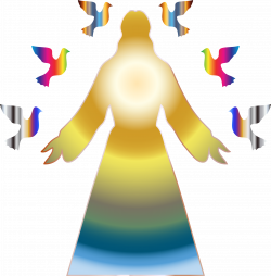 Jesus Christ Prismatic Glow | Free Images at Clker.com - vector clip ...
