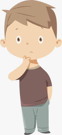 Download Free png A Confused Little Boy, Confused Clipart ...