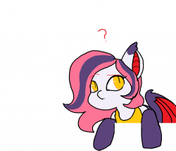 981475 - artist needed, bat pony, clothes, confused, cute, frown ...