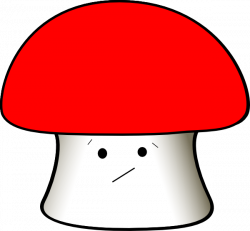 Confused Mushroom 2 Clip Art at Clker.com - vector clip art online ...