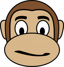 Clipart - Monkey Emoji - Confused
