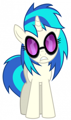 Vinyl Scratch is not Amused by popmannn on DeviantArt