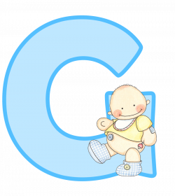 Alfabeto con lindo bebé. | Oh my Alfabetos! | Chu xanh | Pinterest