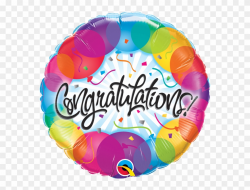 Colourful Balloons Congratulations - Congratulations Balloon ...