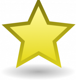 Simple Gold Star Clip Art at Clker.com - vector clip art online ...