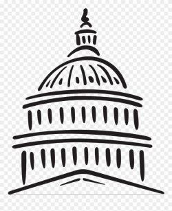 Us Capitol - Us Capitol Drawing Easy Clipart (#1050462 ...