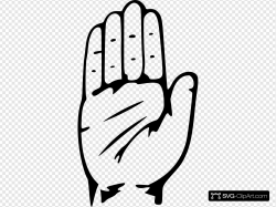 Hand Congress Symbol Clip art, Icon and SVG - SVG Clipart