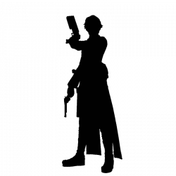 Gunslinger Silhouette at GetDrawings.com | Free for personal use ...