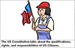 The US Constitution talks about the qualifications, rights ...