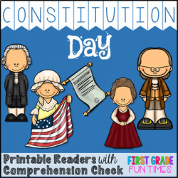 Constitution Day Printable Reader with Comprehension