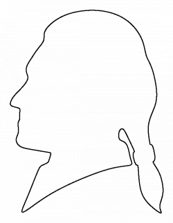 Thomas Jefferson pattern. Use the printable outline for crafts ...