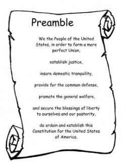 Preamble to the Constitution of the United States | CC ...