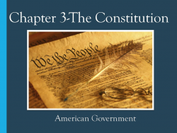 Chapter 3-The Constitution - ppt download