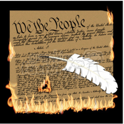 we the people constitution burning illustration clipart. Royalty-free  clipart # 387170