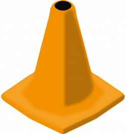 Clipart - Traffic cone
