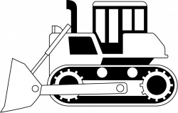 28+ Collection of Construction Equipment Clipart Black And White ...