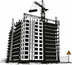 Building Architectural engineering Clip art - Building construction ...
