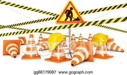 Drawing - Road reconstruction. Clipart Drawing gg66179087 ...