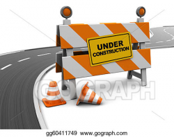 Drawing - Road under construction. Clipart Drawing ...