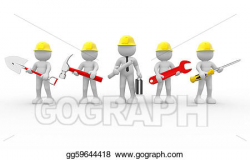 Stock Illustration - Team. Clipart Drawing gg59644418 - GoGraph