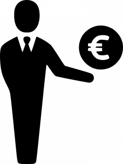 Euro Businessman Earnings Salesman Income User Svg Png Icon Free ...