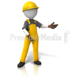 Construction Worker Display - 3D Figures - Great Clipart for ...