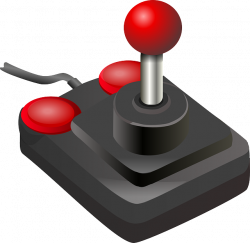 Joystick clipart gamepad - Pencil and in color joystick clipart gamepad